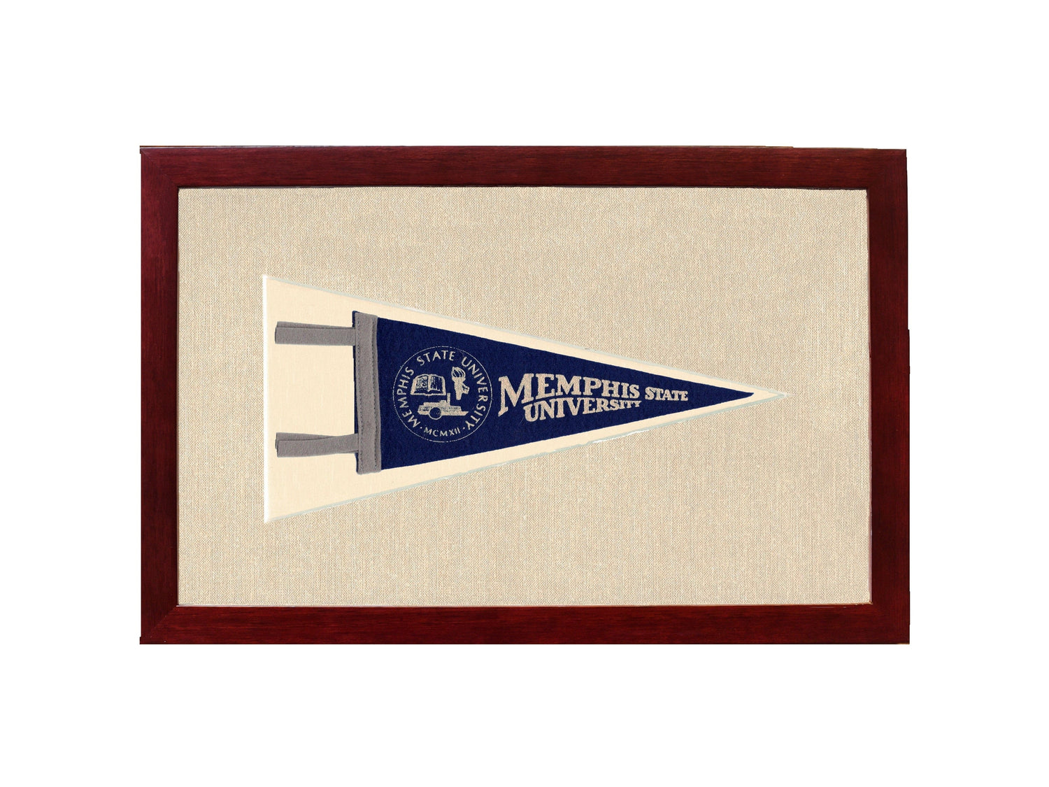 Americana Memories Vintage Pennants and Memorabilia Vintage Memphis State University Pennant