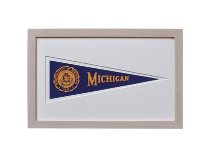 Vintage University of Michigan Hormel Pennant