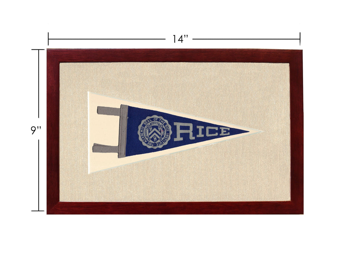 Americana Memories Vintage Pennants and Memorabilia Vintage Rice Pennant