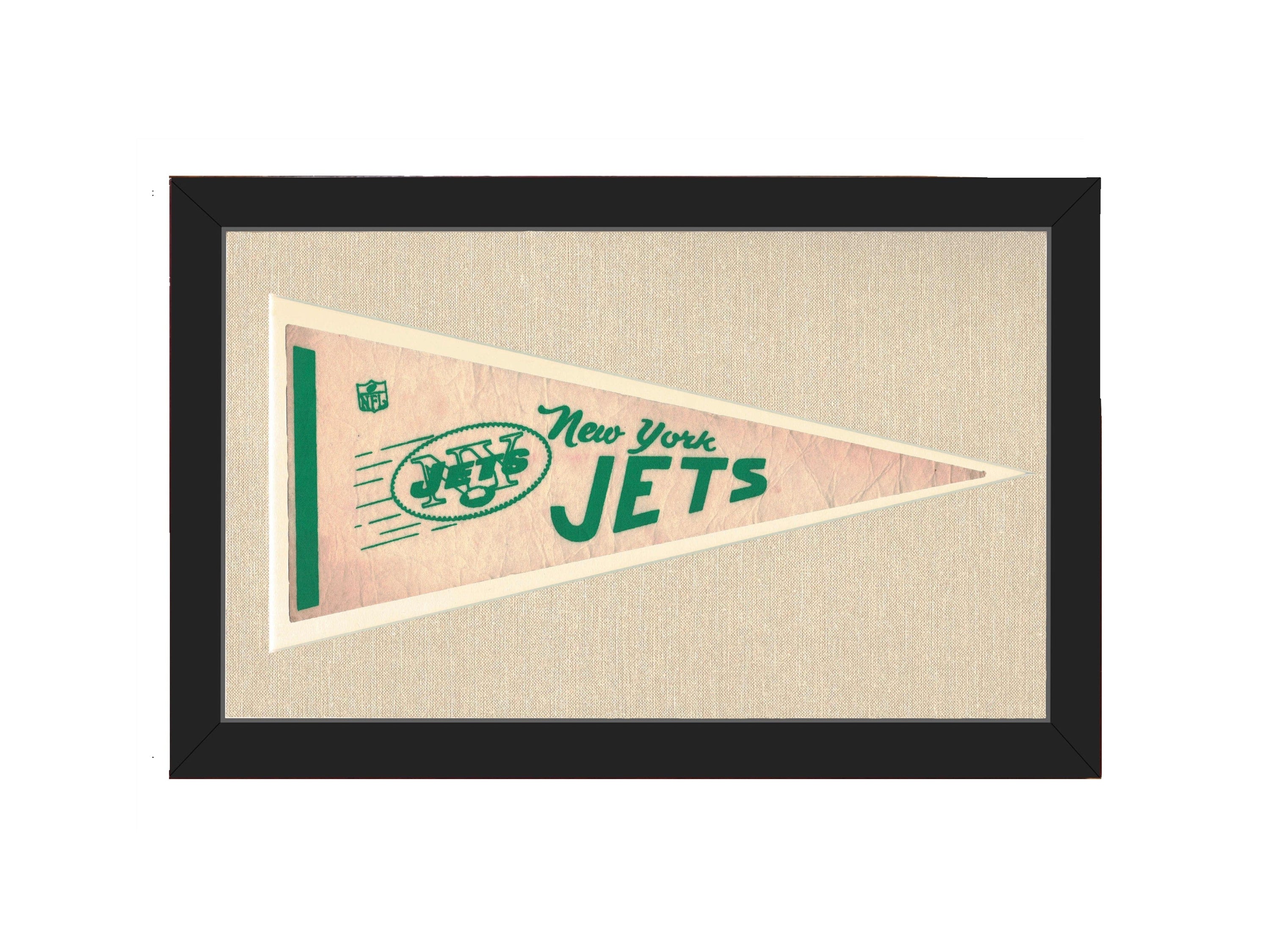 Americana Memories Vintage Pennants and Memorabilia Vintage New York Jets Pennant