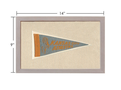 Vintage Kansas City Athletics Pennant