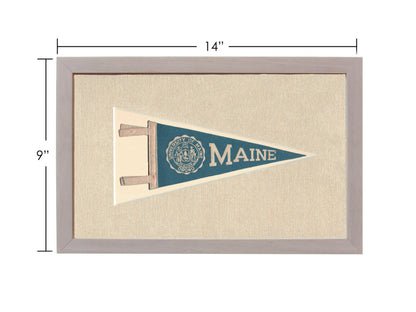 Vintage University of Maine Pennant