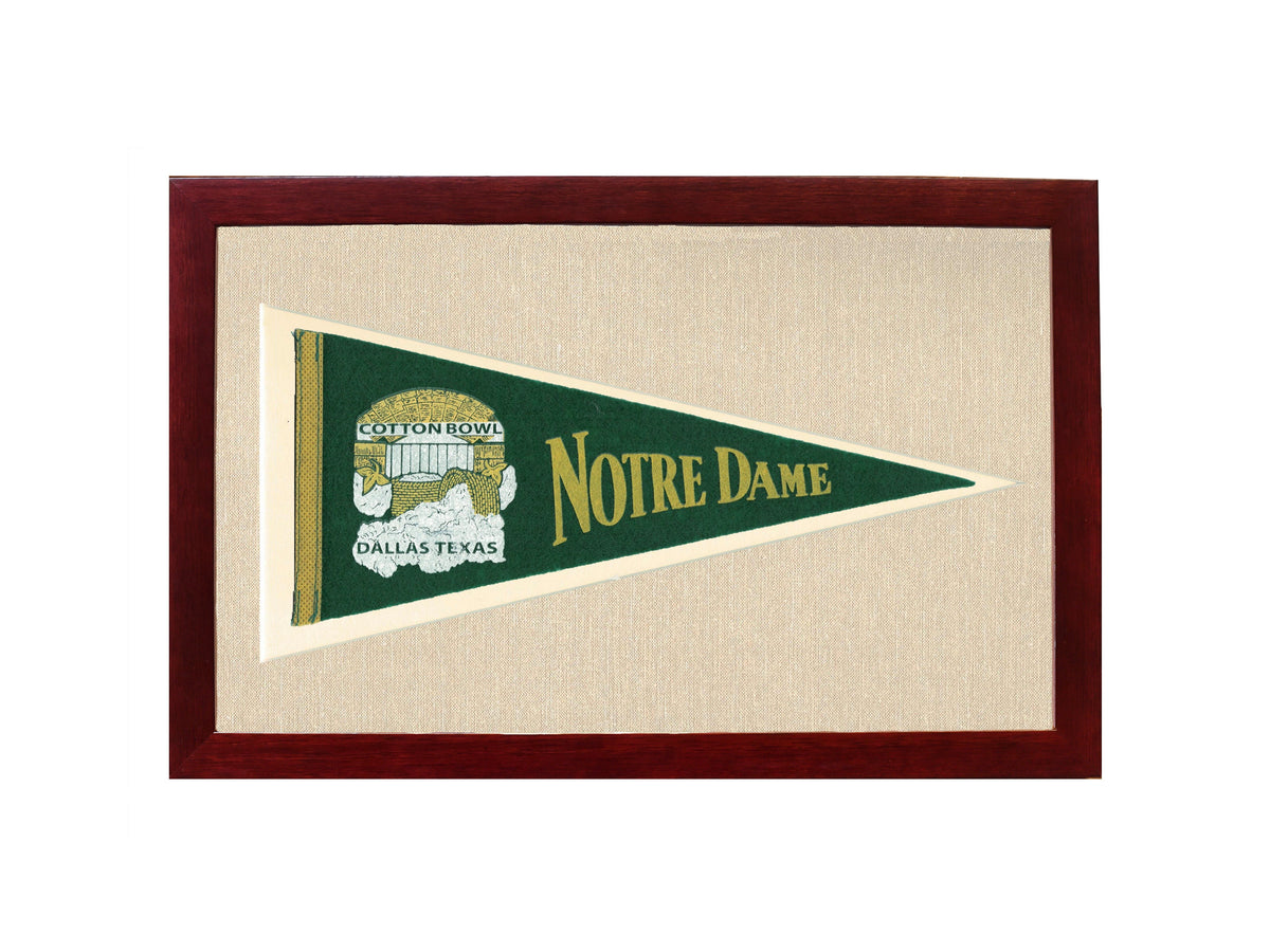 Vintage Notre Dame Pennant