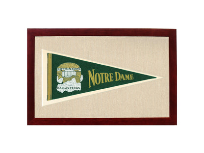 Vintage Notre Dame Pennant