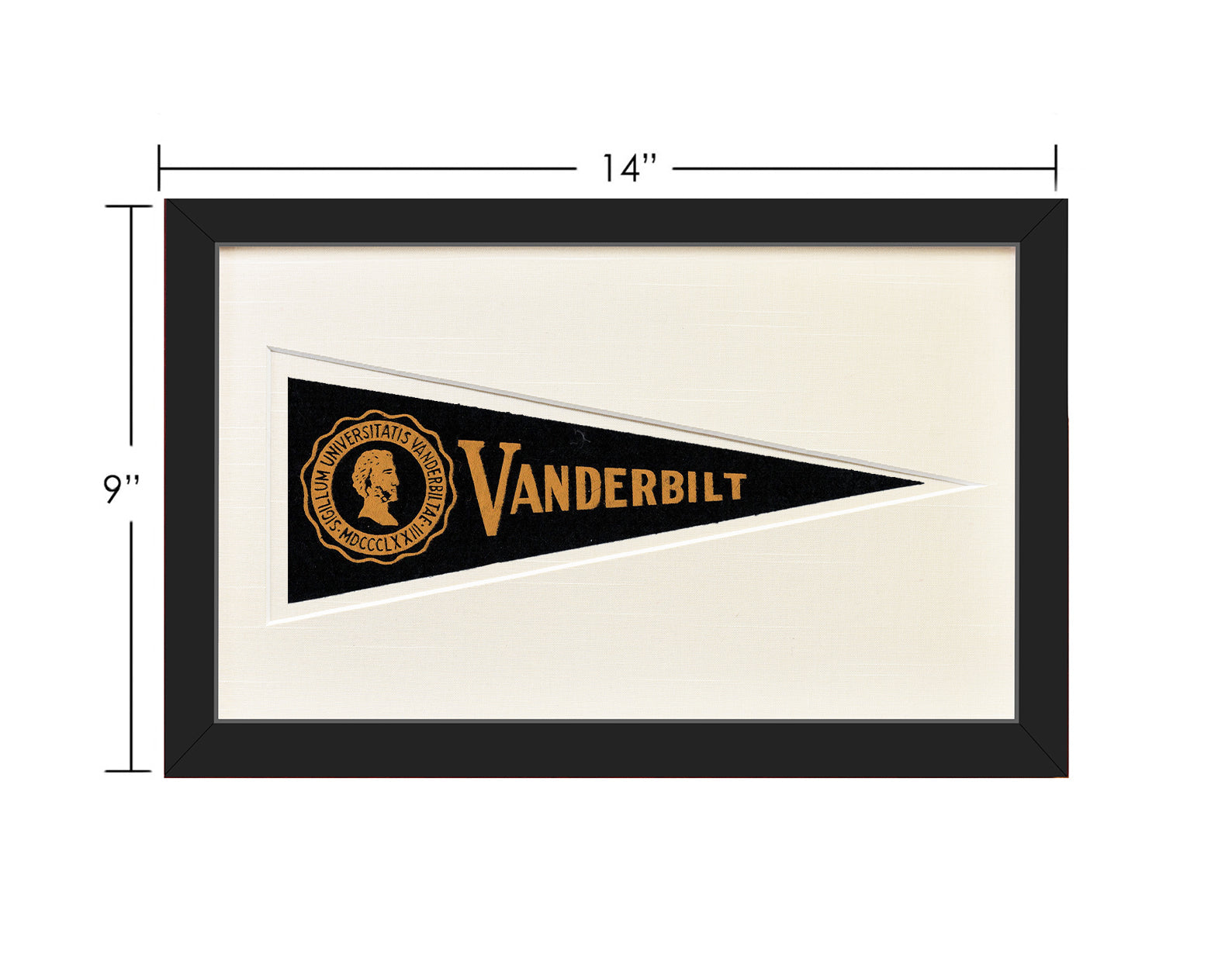 Vintage Vanderbilt University Hormel Pennant