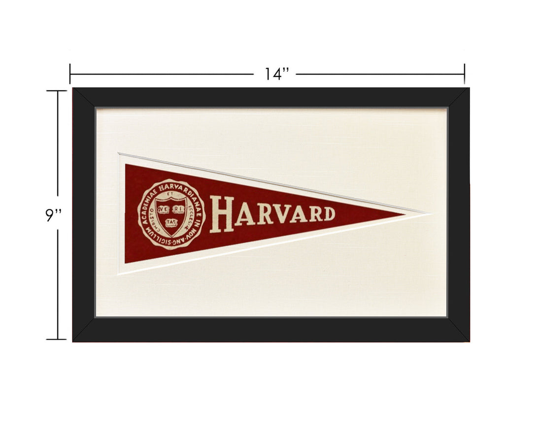 Vintage Harvard University Hormel Pennant