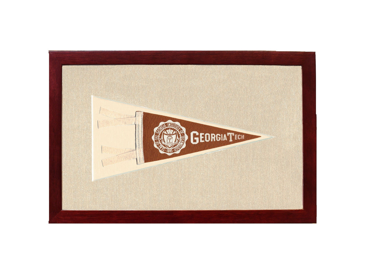 Americana Memories Vintage Pennants and Memorabilia Vintage Georgia Tech Pennant