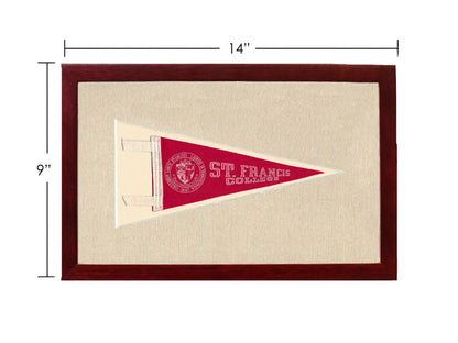 Americana Memories Vintage Pennants and Memorabilia Vintage St Francis College Pennant