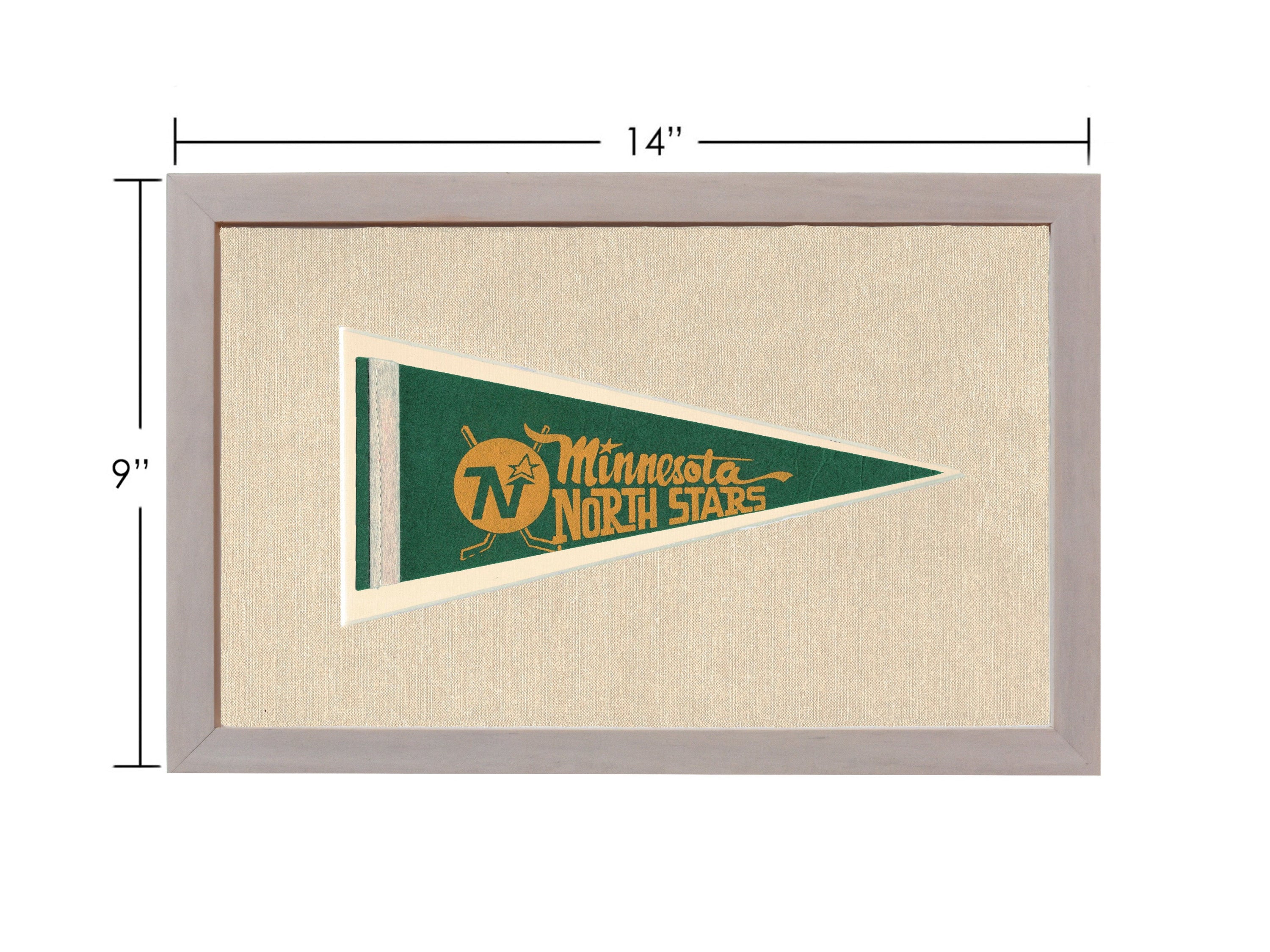 Vintage Minnesota North Stars Pennant
