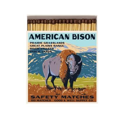 Good &amp; Well Supply Co. American Bison Cabin Matches