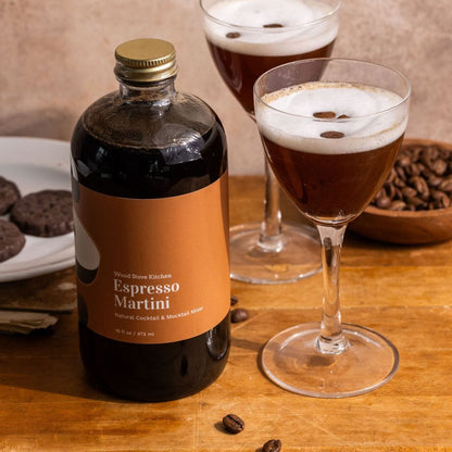 Wood Stove Kitchen Cocktail and Drink Mixers Espresso Syrup Mixer – 16 fl oz