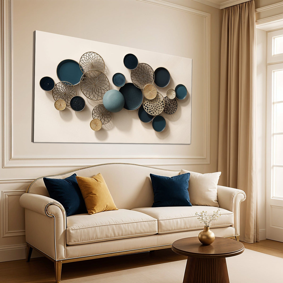 Tailored Canvases Canvas Lotus Leaf Abstract Wall Art