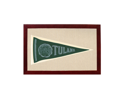 Vintage Tulane University Pennant