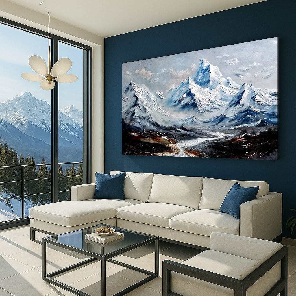 Tailored Canvases Canvas Mountain Minimalist Wall Art II
