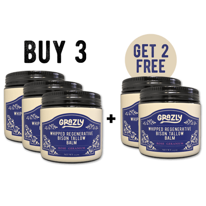 Whipped Bison Tallow &amp; Manuka Honey Moisturizing Balm