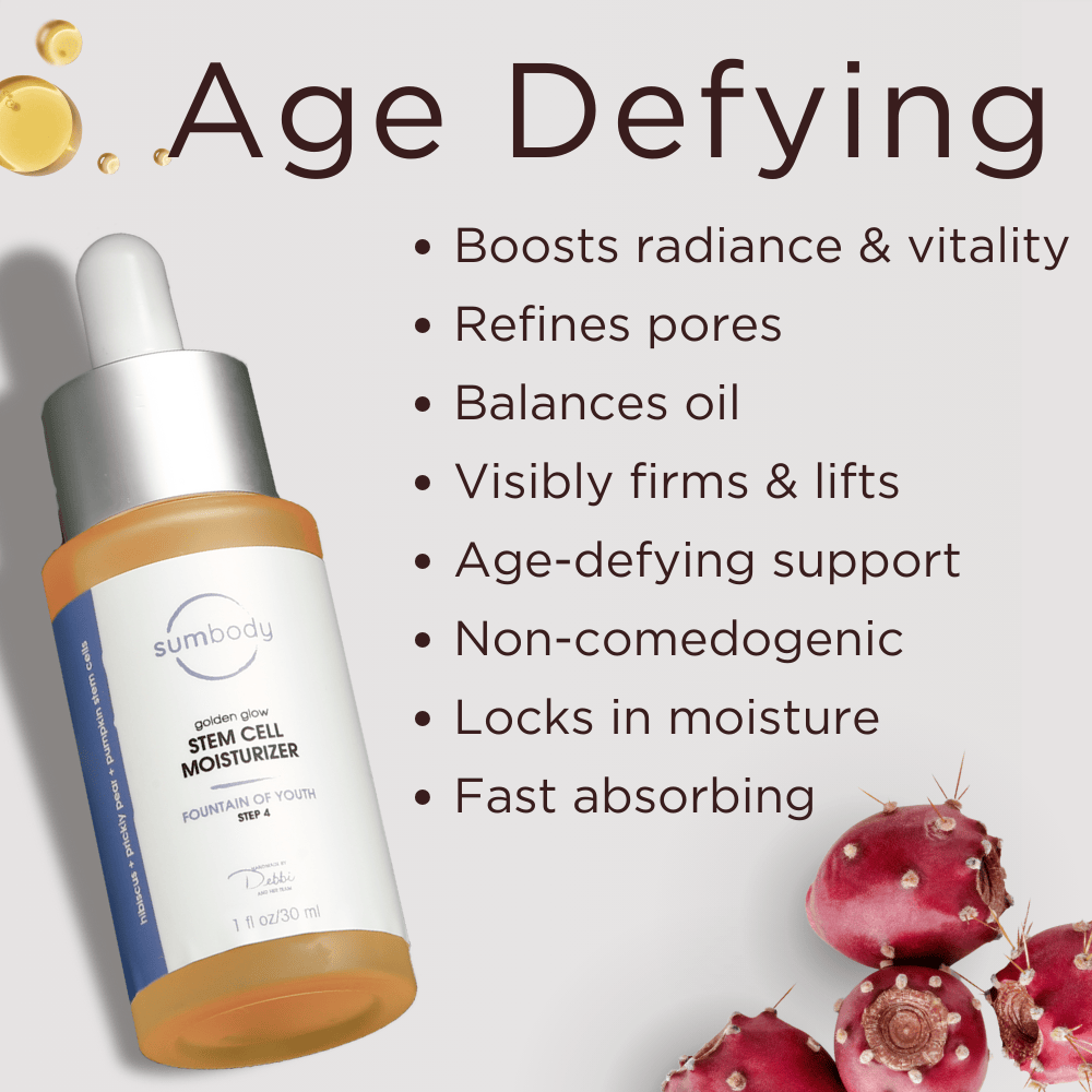 Sumbody Skincare Moisturizer 1 FL OZ/30 ML Golden Glow Stem Cell Moisturizer