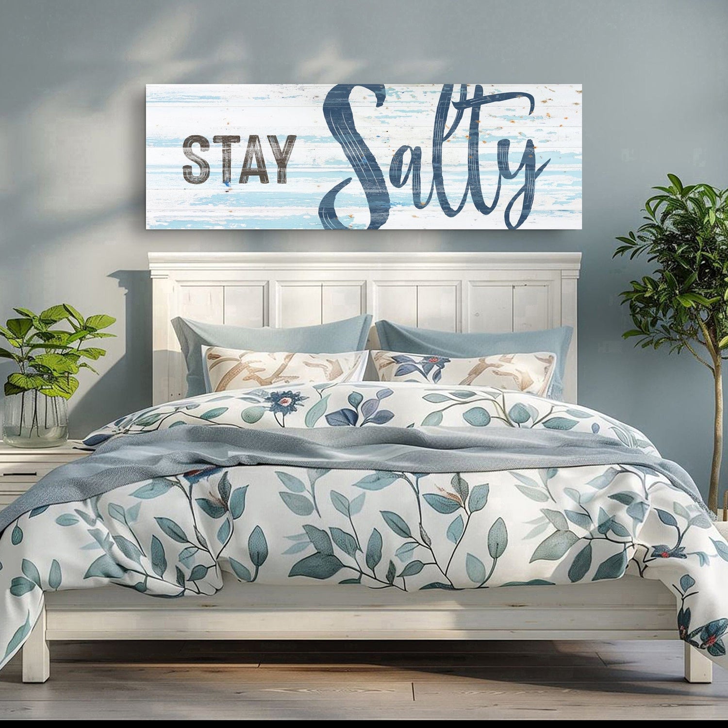 Tailored Canvases Canvas Stay Salty Coastal Sign IX