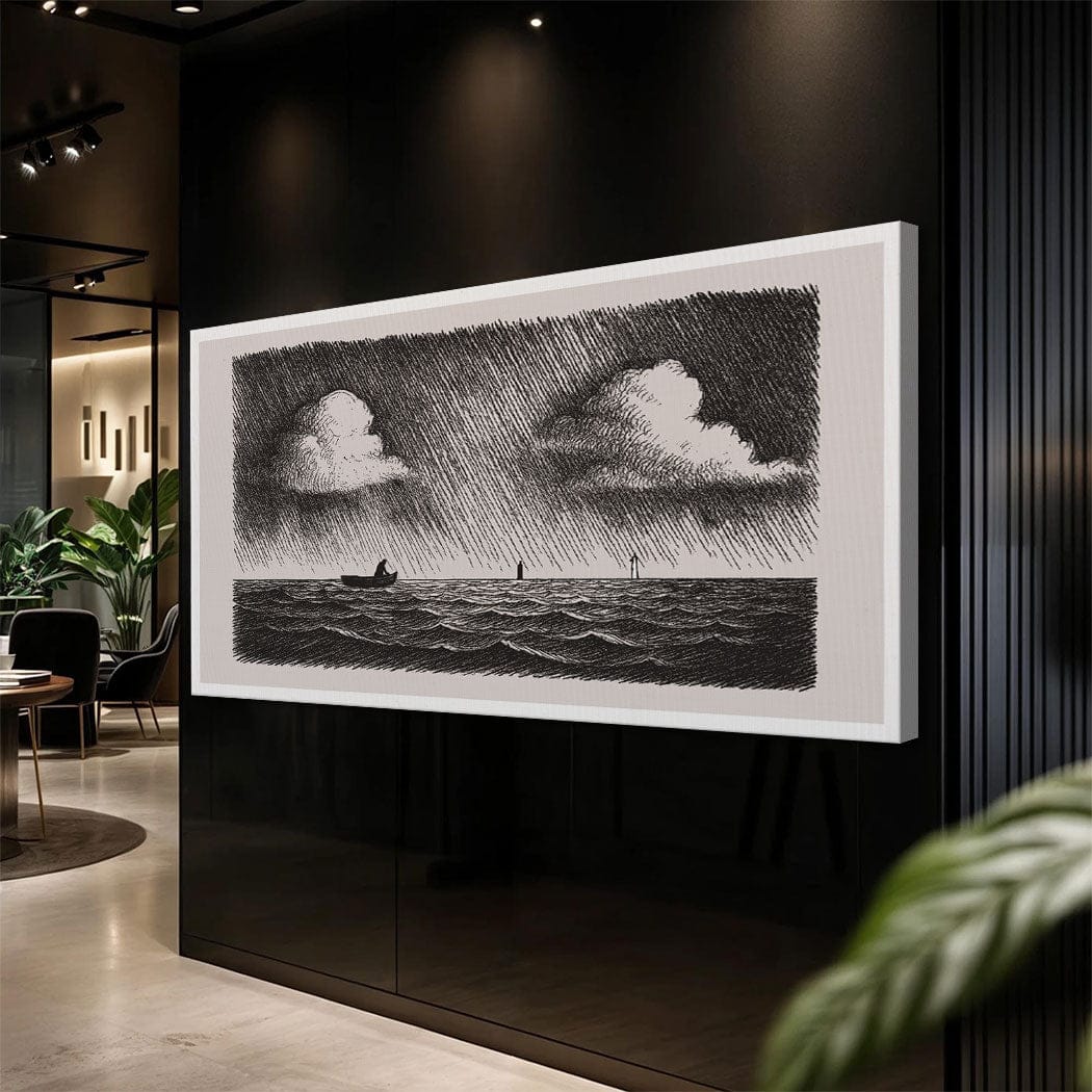 Tailored Canvases Canvas Jesus Walking On Water Faith Wall Art III