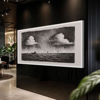 Tailored Canvases Canvas Jesus Walking On Water Faith Wall Art III