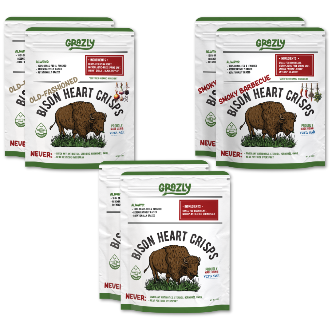Bison Heart Crisp Variety Pack - My American Goods