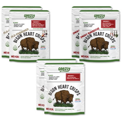 Bison Heart Crisp Variety Pack - My American Goods