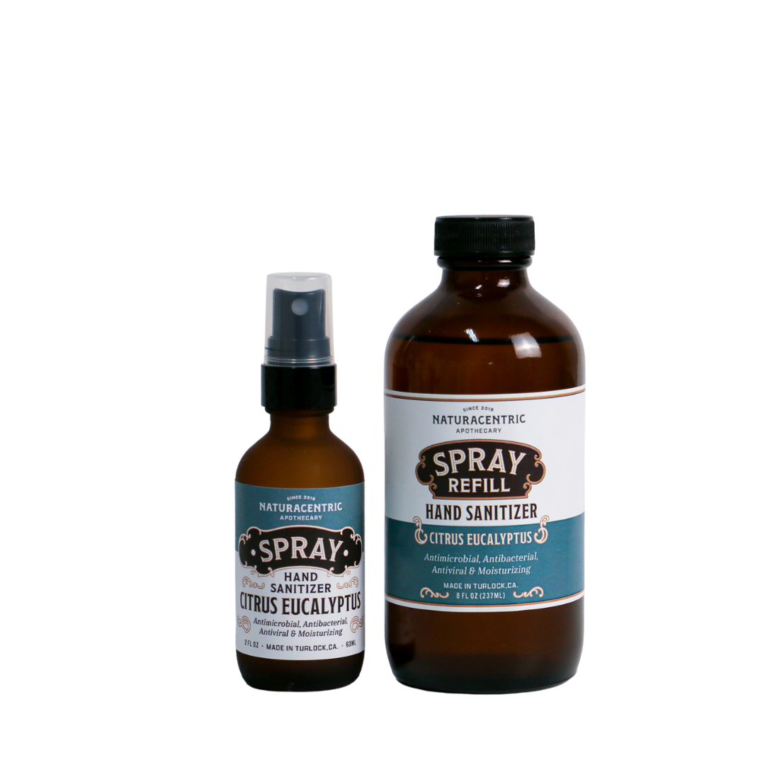 Citrus Eucalyptus Essential Oil Based Hand Sanitizer Spray