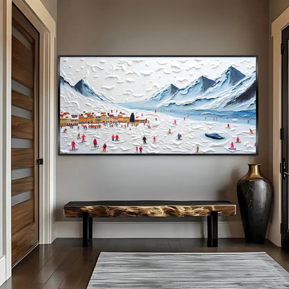 Tailored Canvases Canvas Snow Mountain Abstract Wall Art II