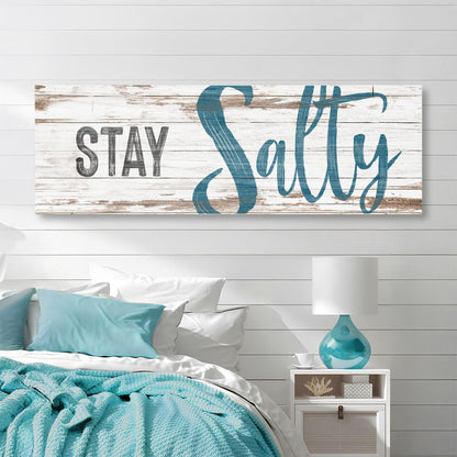 Tailored Canvases Canvas Stay Salty Coastal Sign VIII