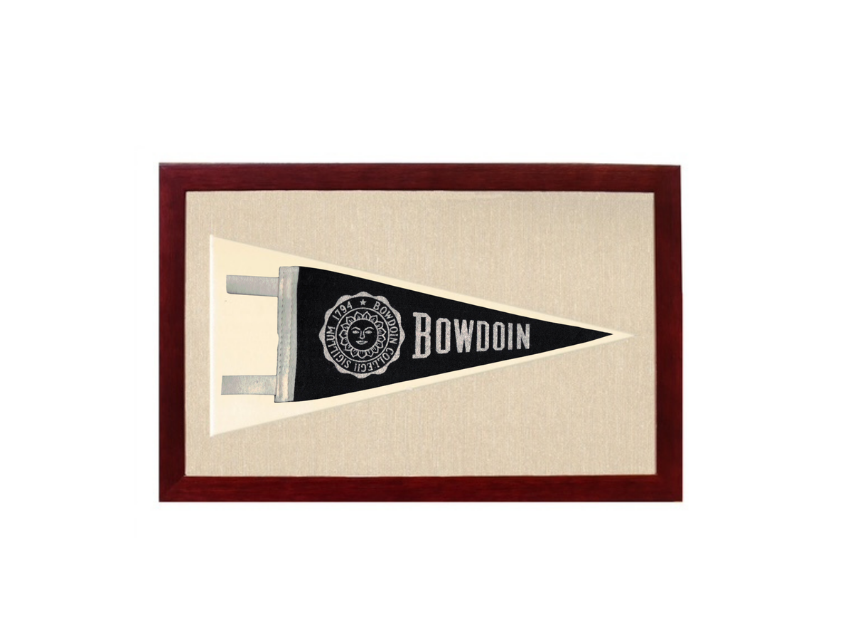 Vintage Bowdoin College Pennant