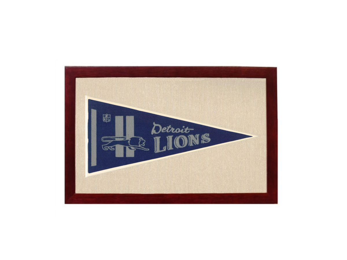 Vintage Detroit Lions NFL Pennant