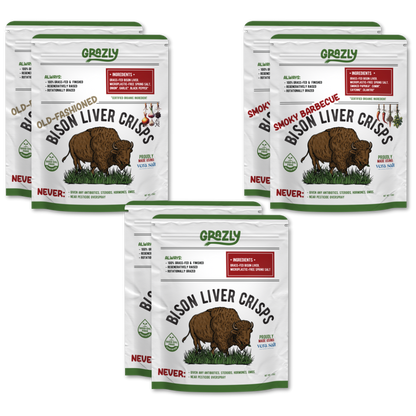 Bison Liver Crisp Variety Pack - My American Goods