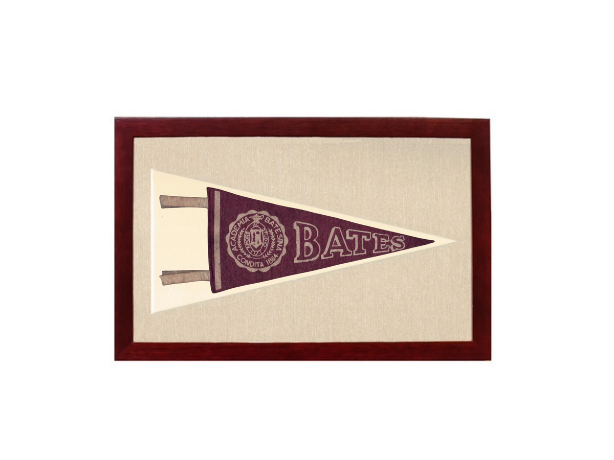 Vintage Bates College Pennant