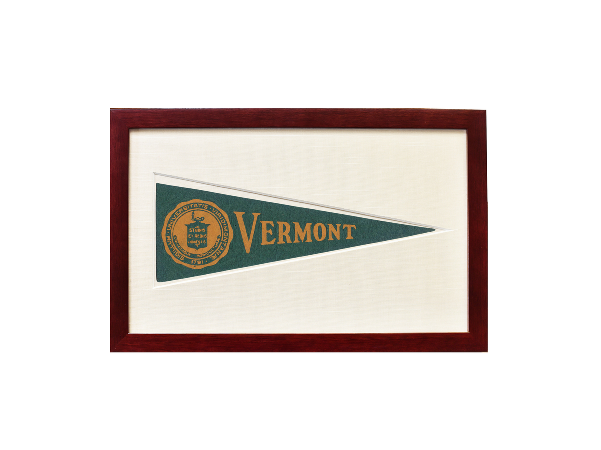 Vintage University of Vermont Hormel Pennant