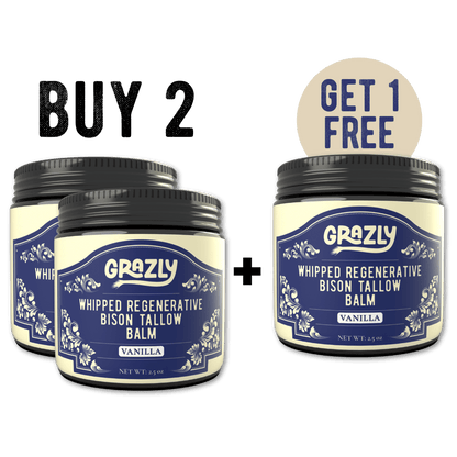 Whipped Bison Tallow &amp; Manuka Honey Moisturizing Balm