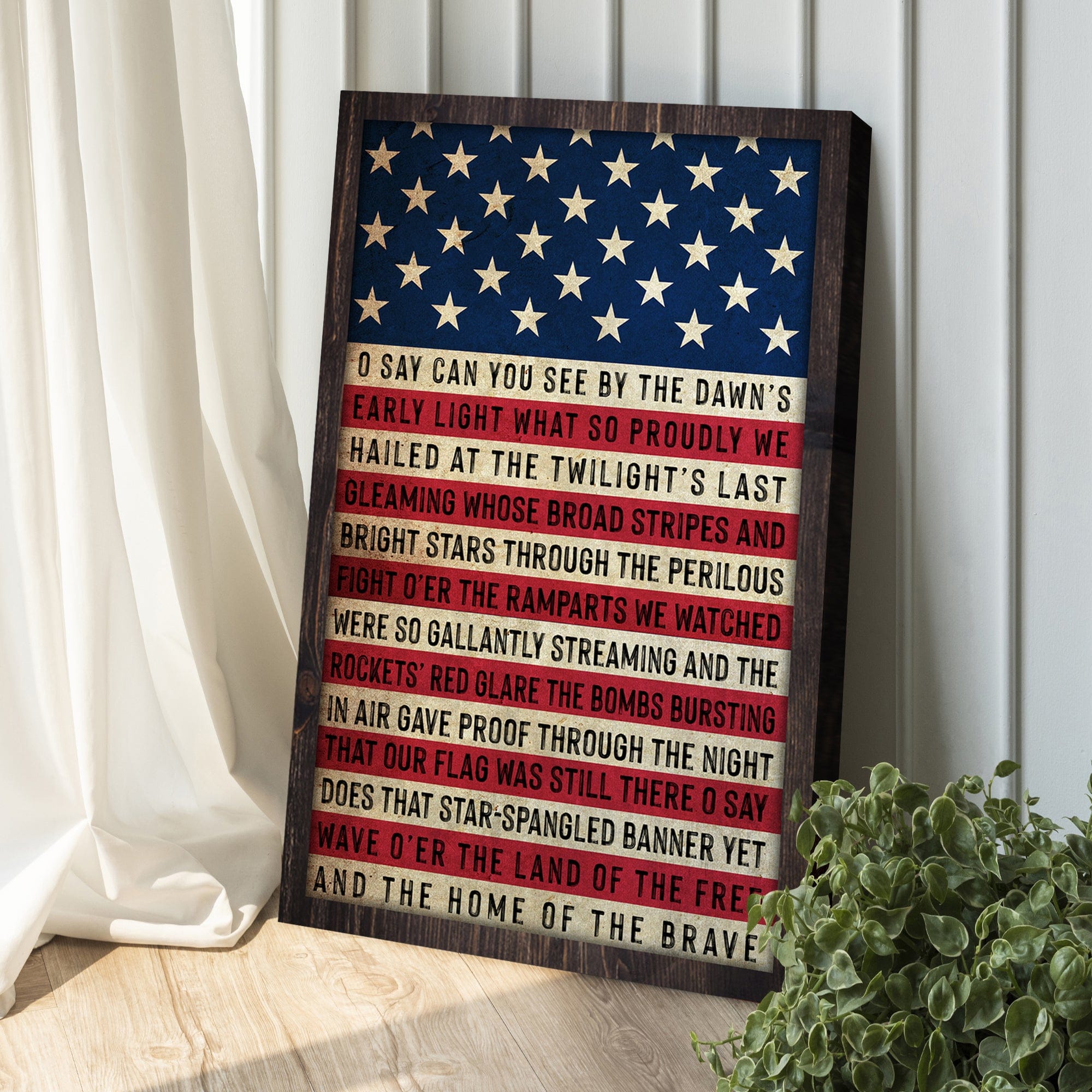 Tailored Canvases Canvas American Anthem Sign II