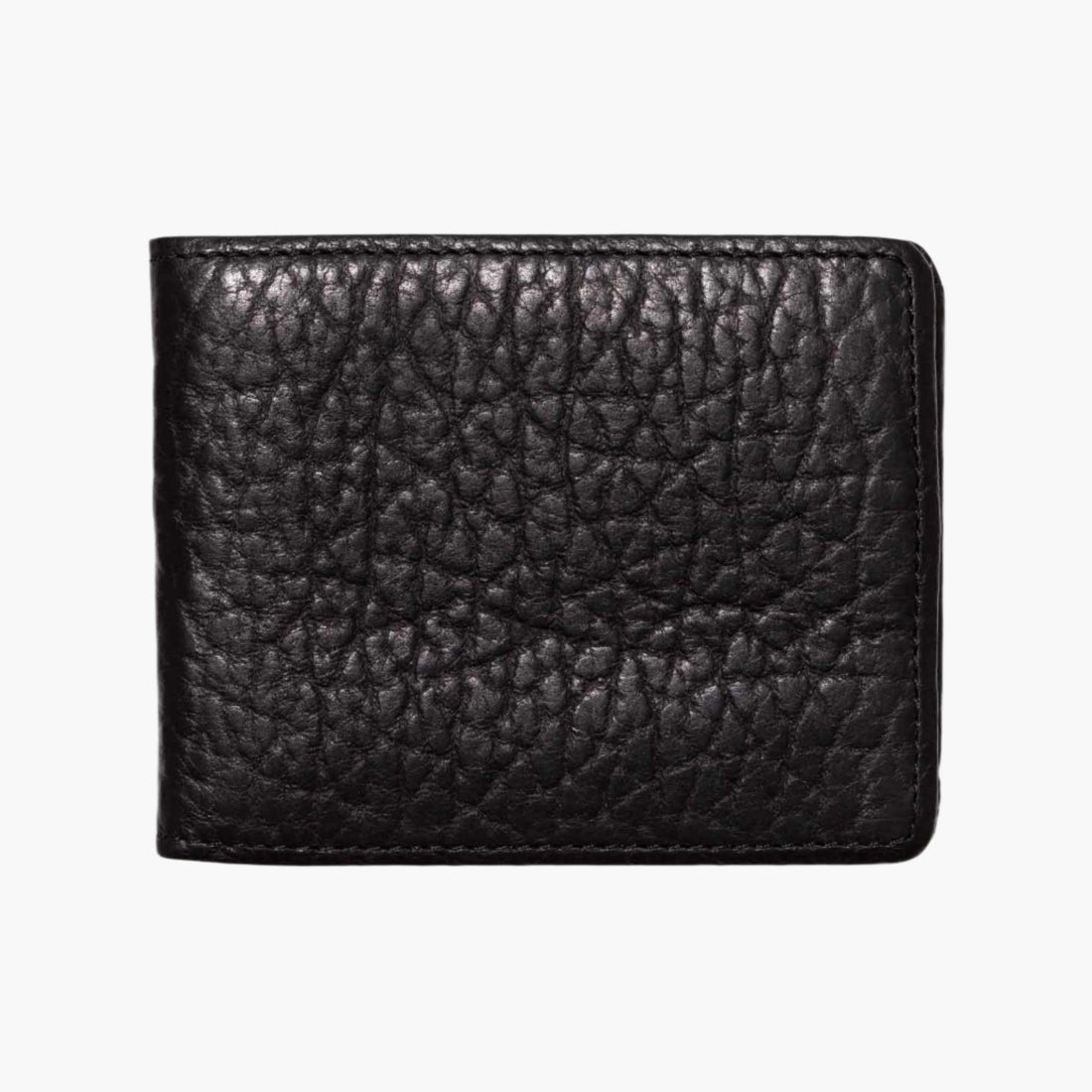 Bison Bi-Fold Black Wallet