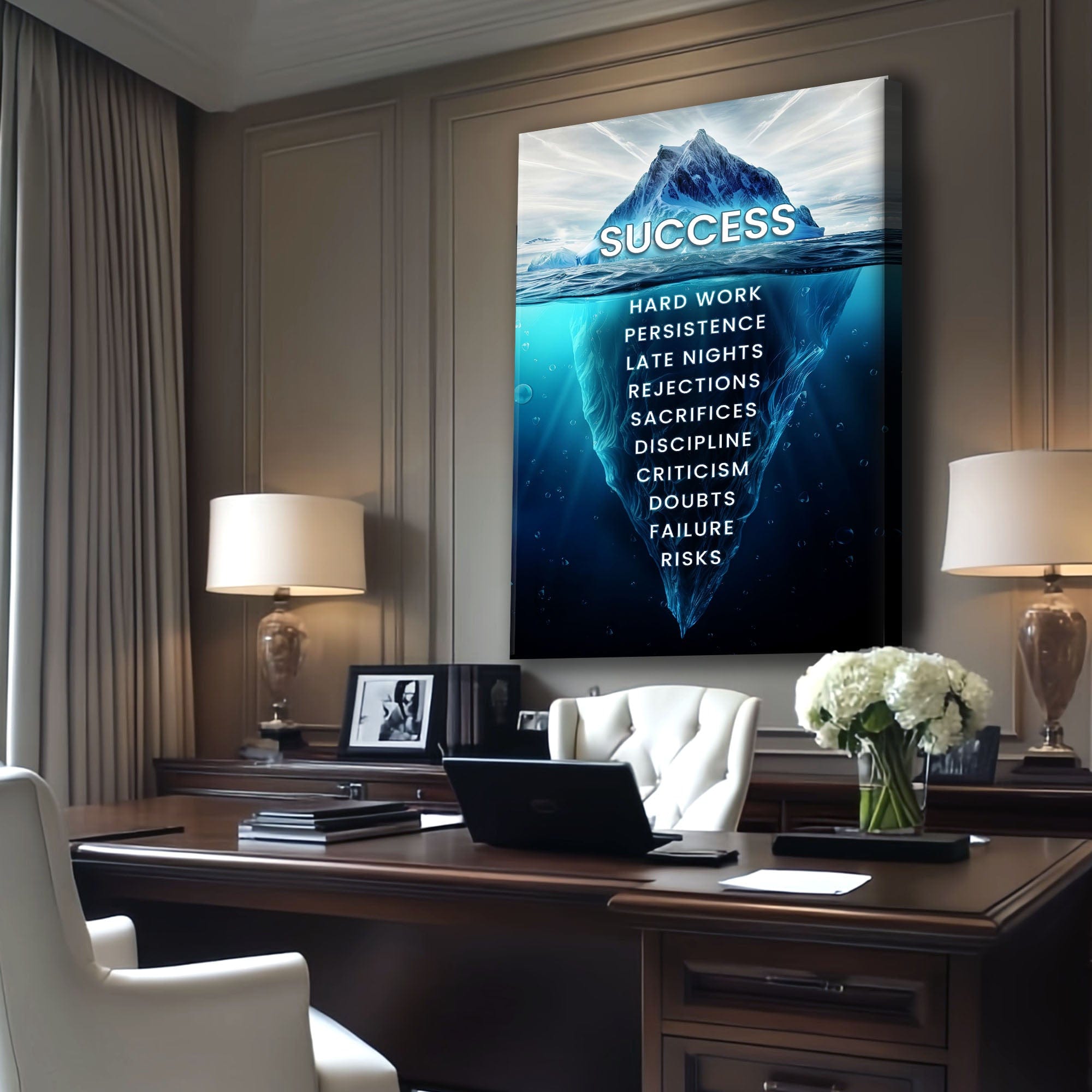 Tailored Canvases Canvas Success Motivational Wall Sign