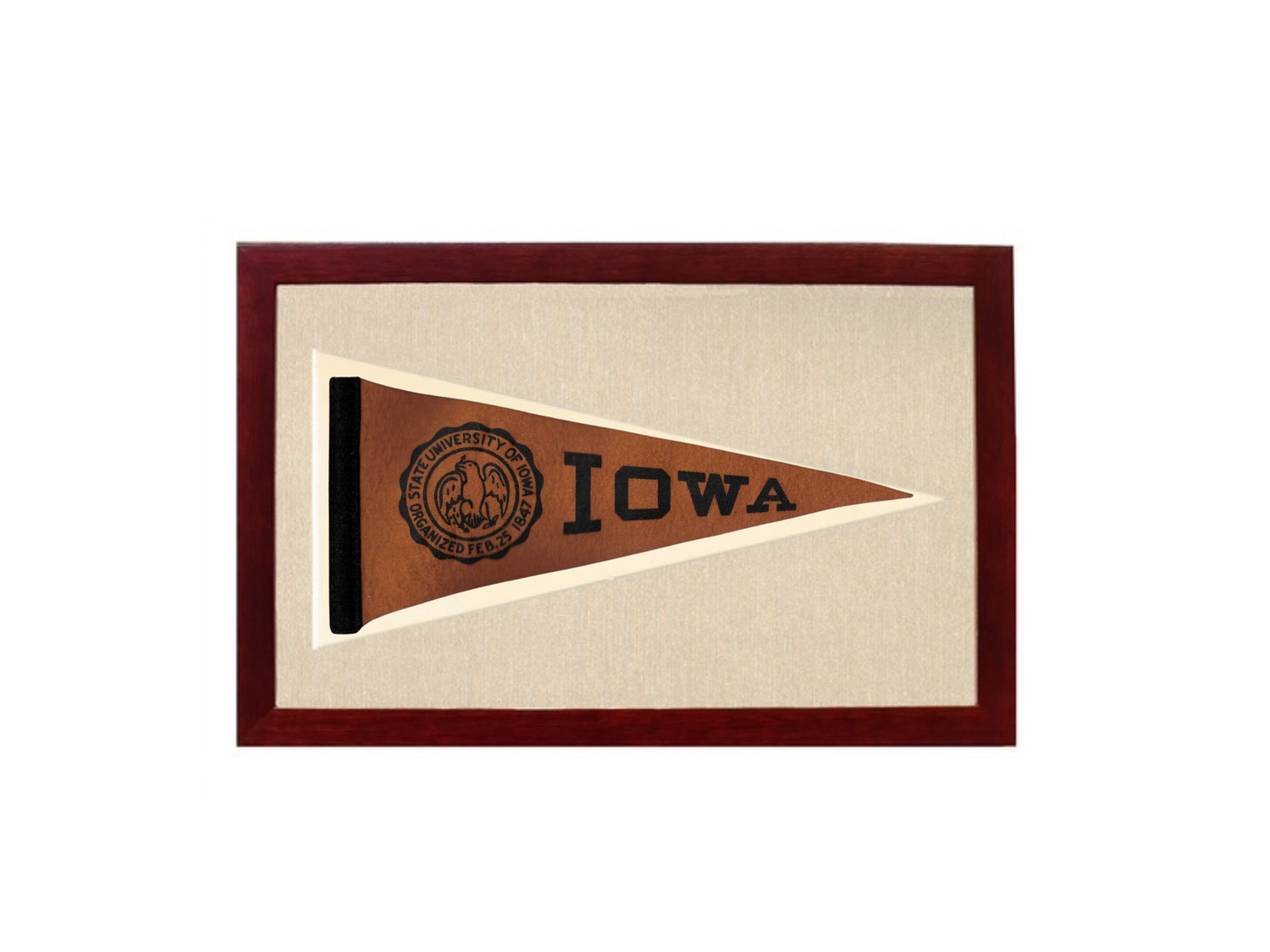 Vintage Iowa Pennant