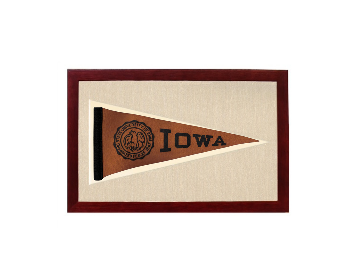 Vintage Iowa Pennant