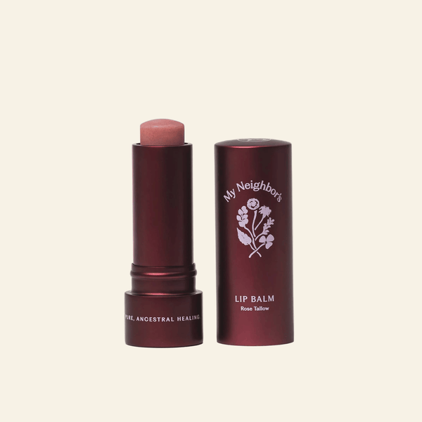 My Neighbor’s lip balm Rose Tallow Lip Balm (tinted)