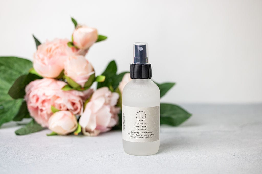 Lizush CREAMS &amp; OILS Eucalyptus Mist, Shower Mist, Room and Space Spray, 3 in 1 Home Essential Mist, Shower steamer spray