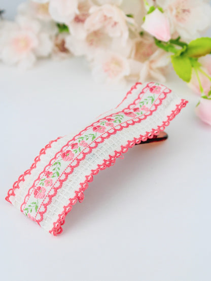Spring in Sweden Vintage Ribbon Hair Clip - My American Goods