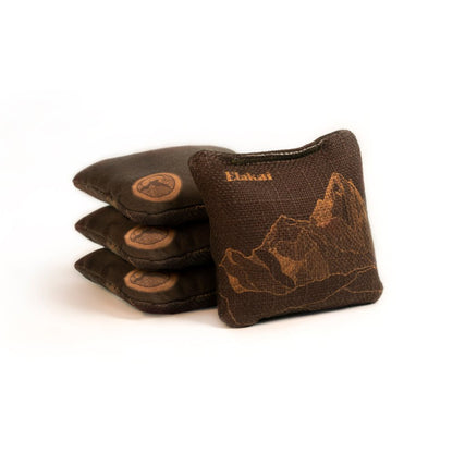 4-in Travel Dual-Sided Cornhole Bags | Mt. Elakai Design Collection