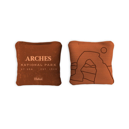 4-in Travel Dual-Sided Cornhole Bags | National Parks Collection