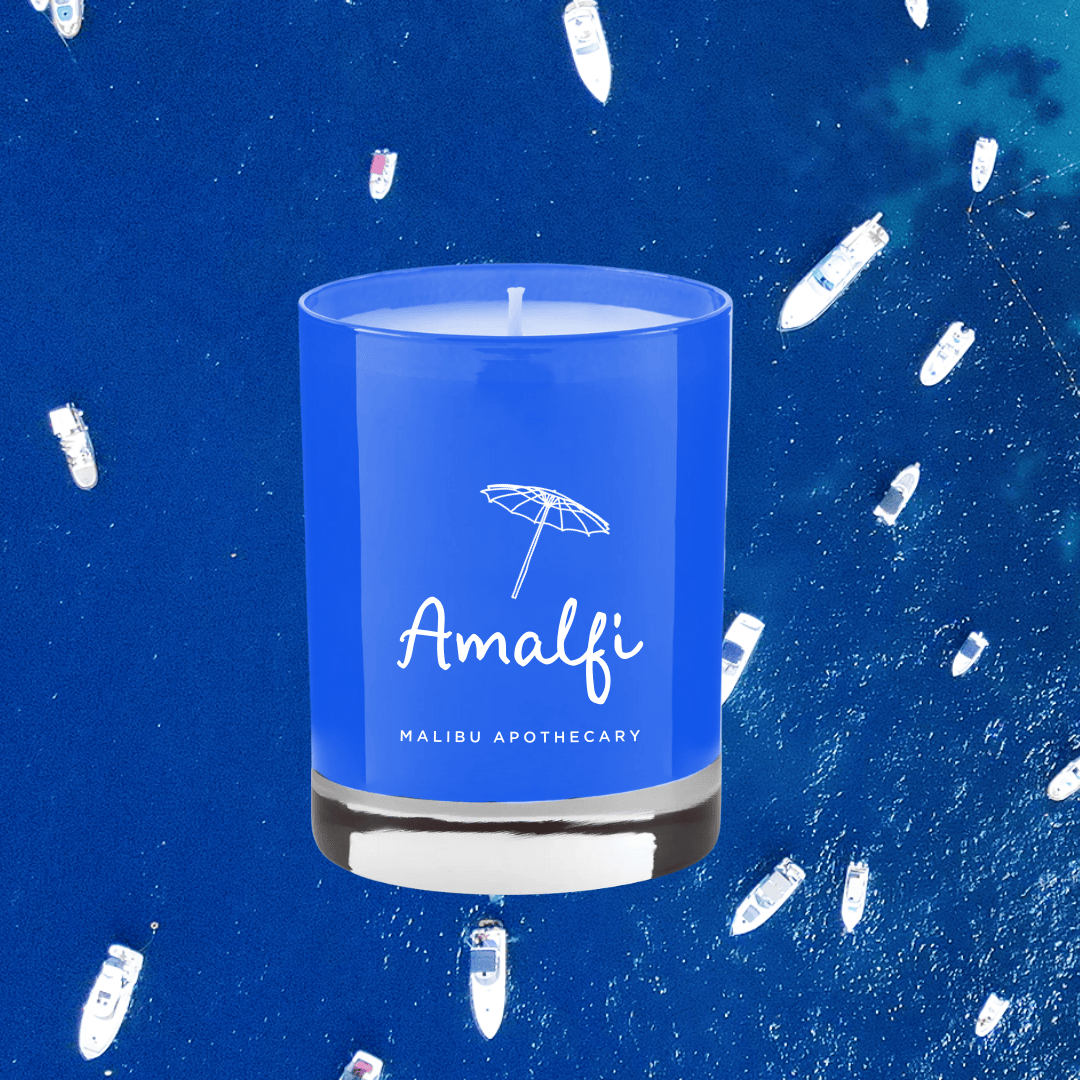 Malibu Apothecary Candle AMALFI • basil &amp; arugula