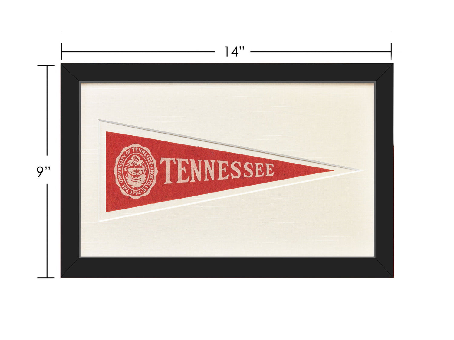 Vintage University of Tennessee Hormel Pennant