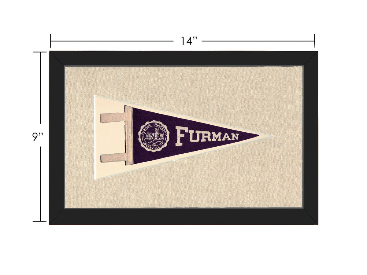 Vintage Furman University Pennant