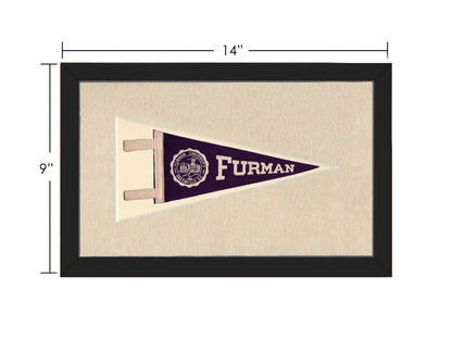 Vintage Furman University Pennant