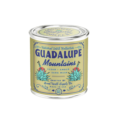 Good &amp; Well Supply Co Candles Guadalupe Mountains National Park Candle