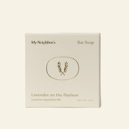 A cream-colored square box of My Neighbor&